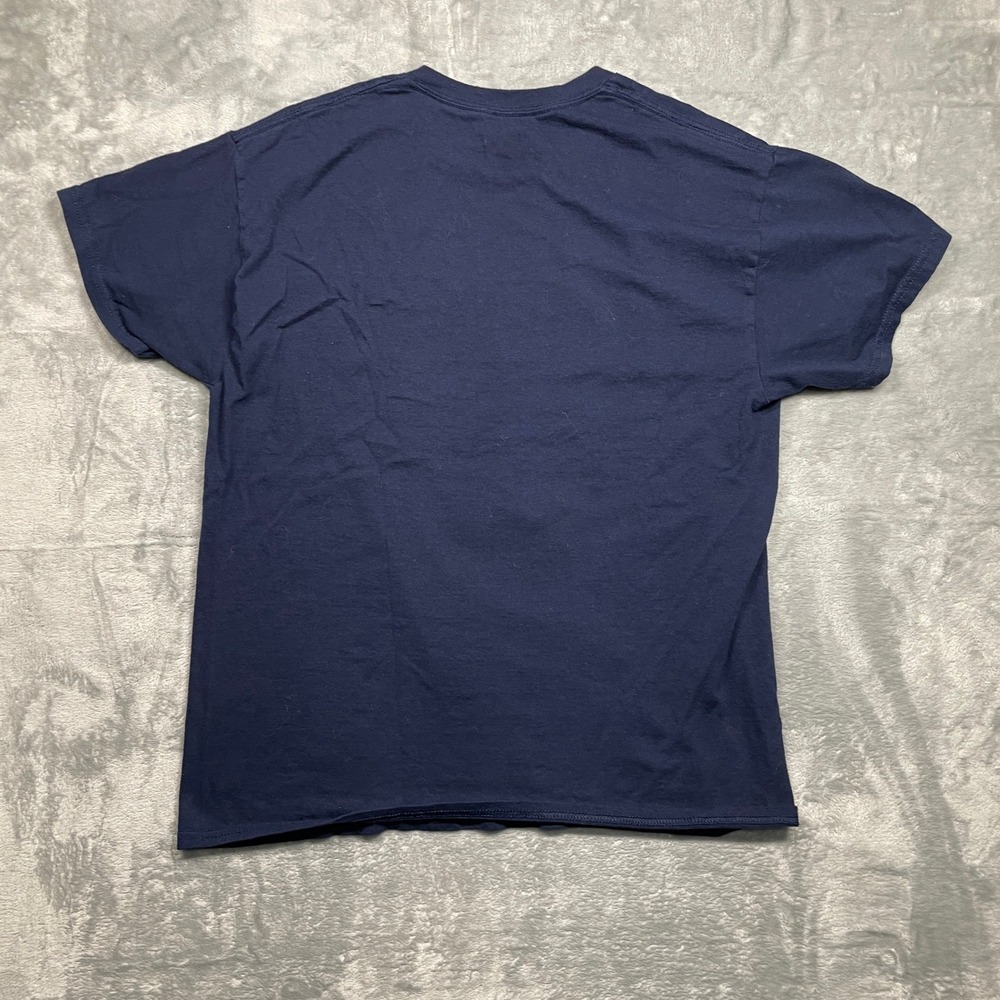 McMenamins T Shirt Men Large Navy Blue Lighthouse Ales Lincoln City Whale Cotton - Picture 7 of 7